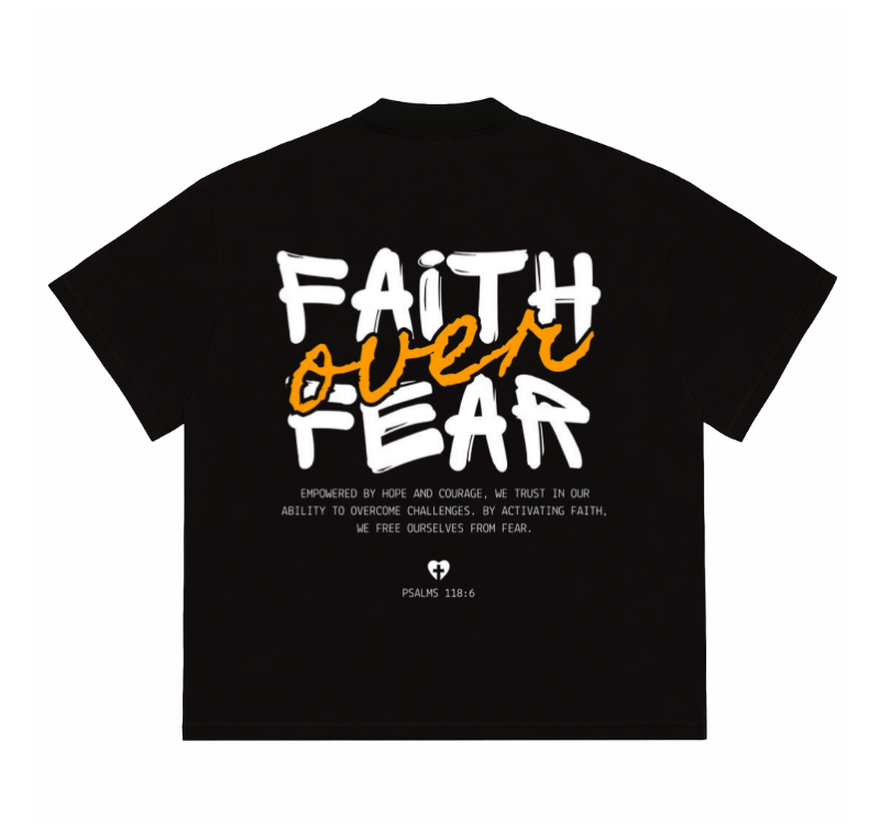 Camiseta Premium - Faith Over Fear