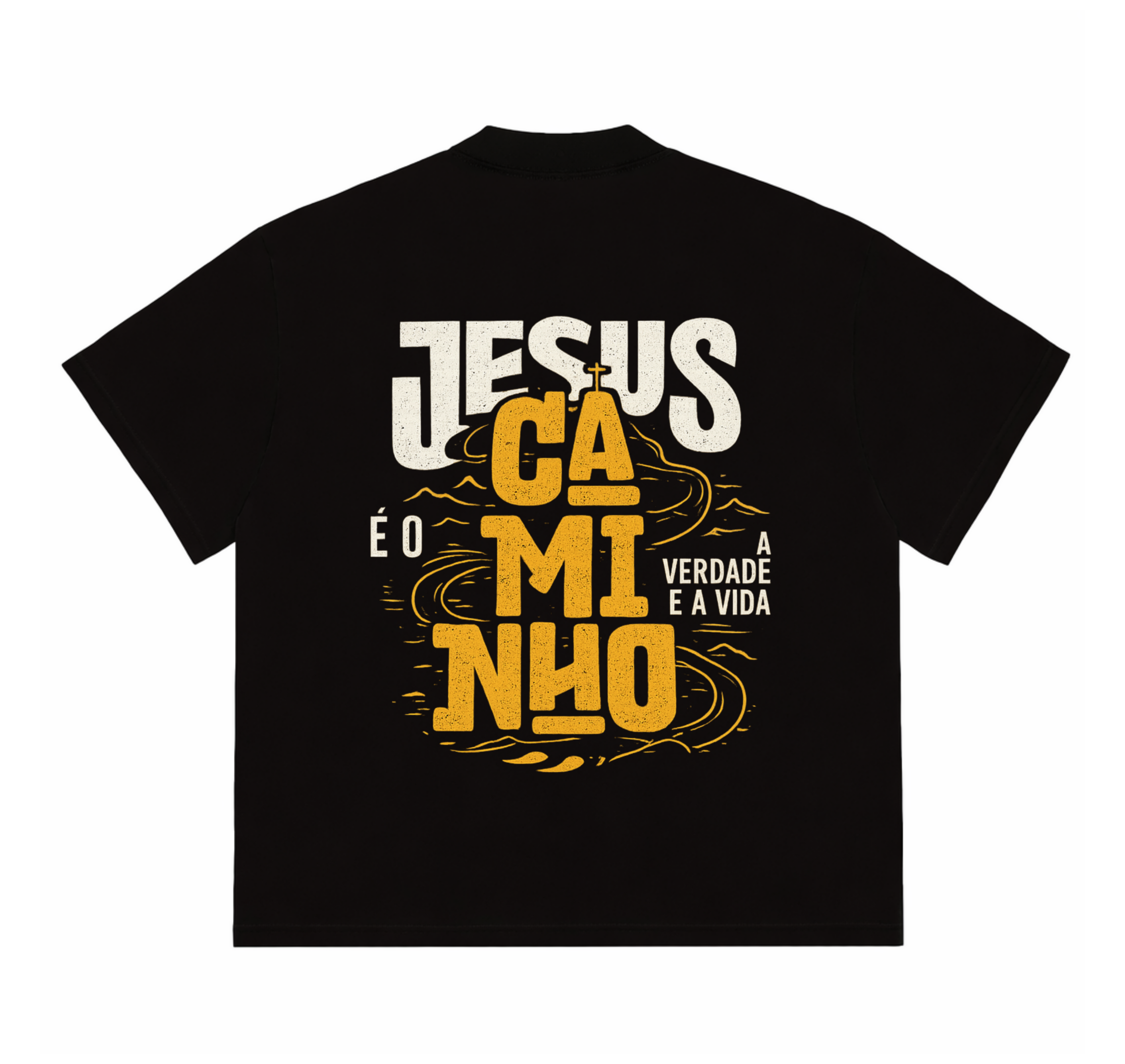Camiseta Premium - Jesus é o Caminho a Verdade e a Vida