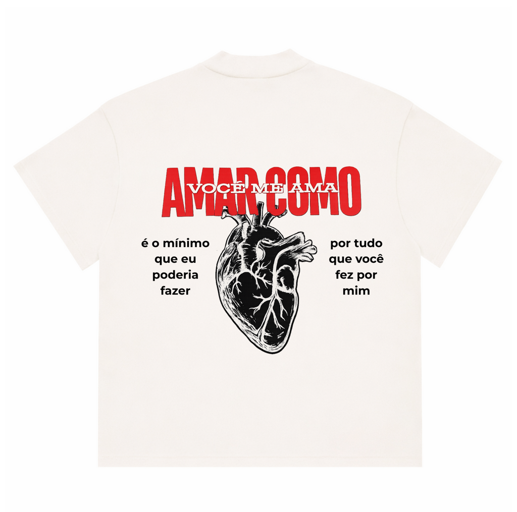 Camiseta Premium - Amar como ele me ama
