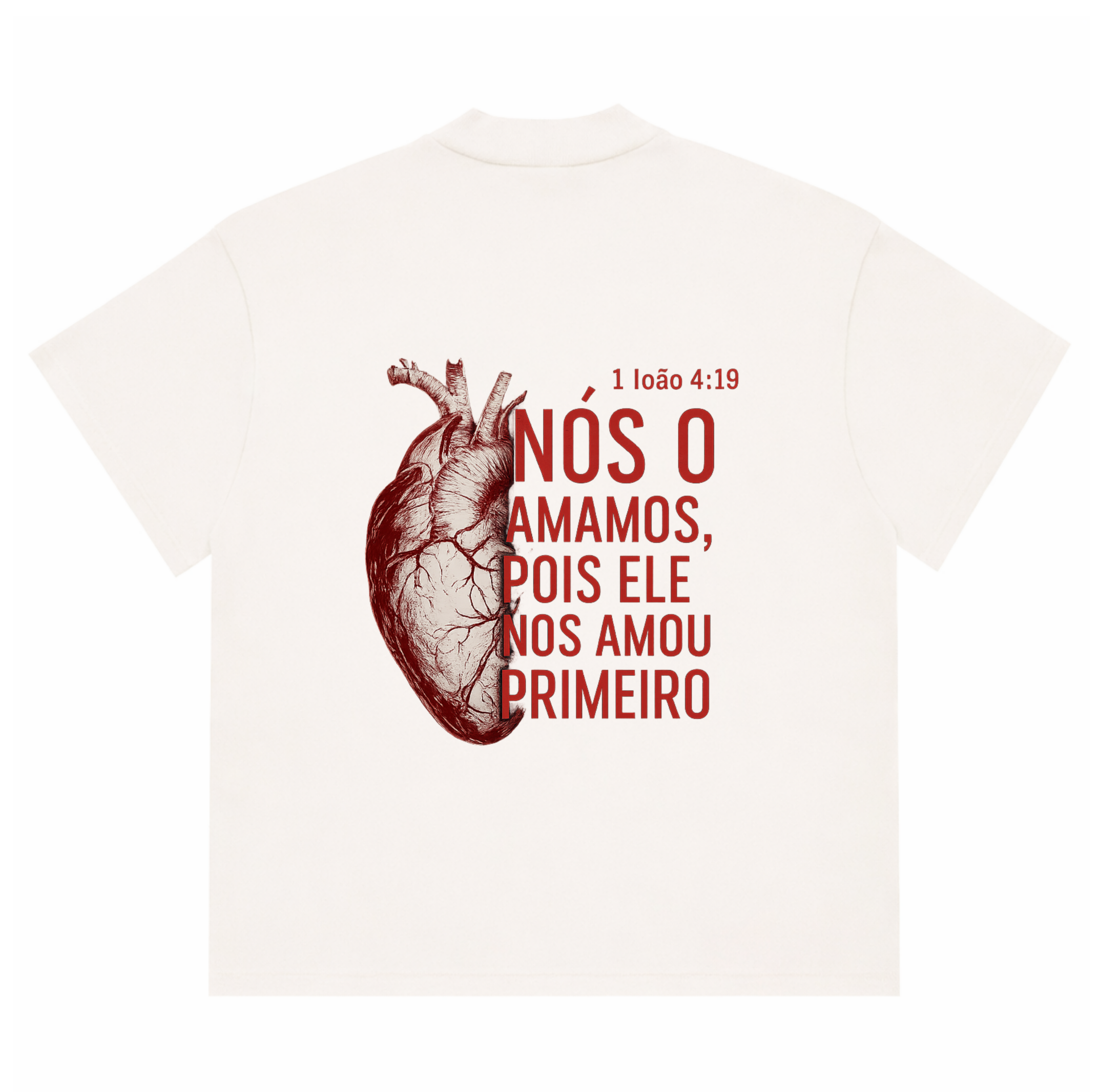Camiseta Premium - Ele nos amou primeiro