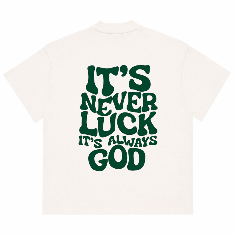 Camiseta Premium - Nunca foi sorte, Sempre foi Deus
