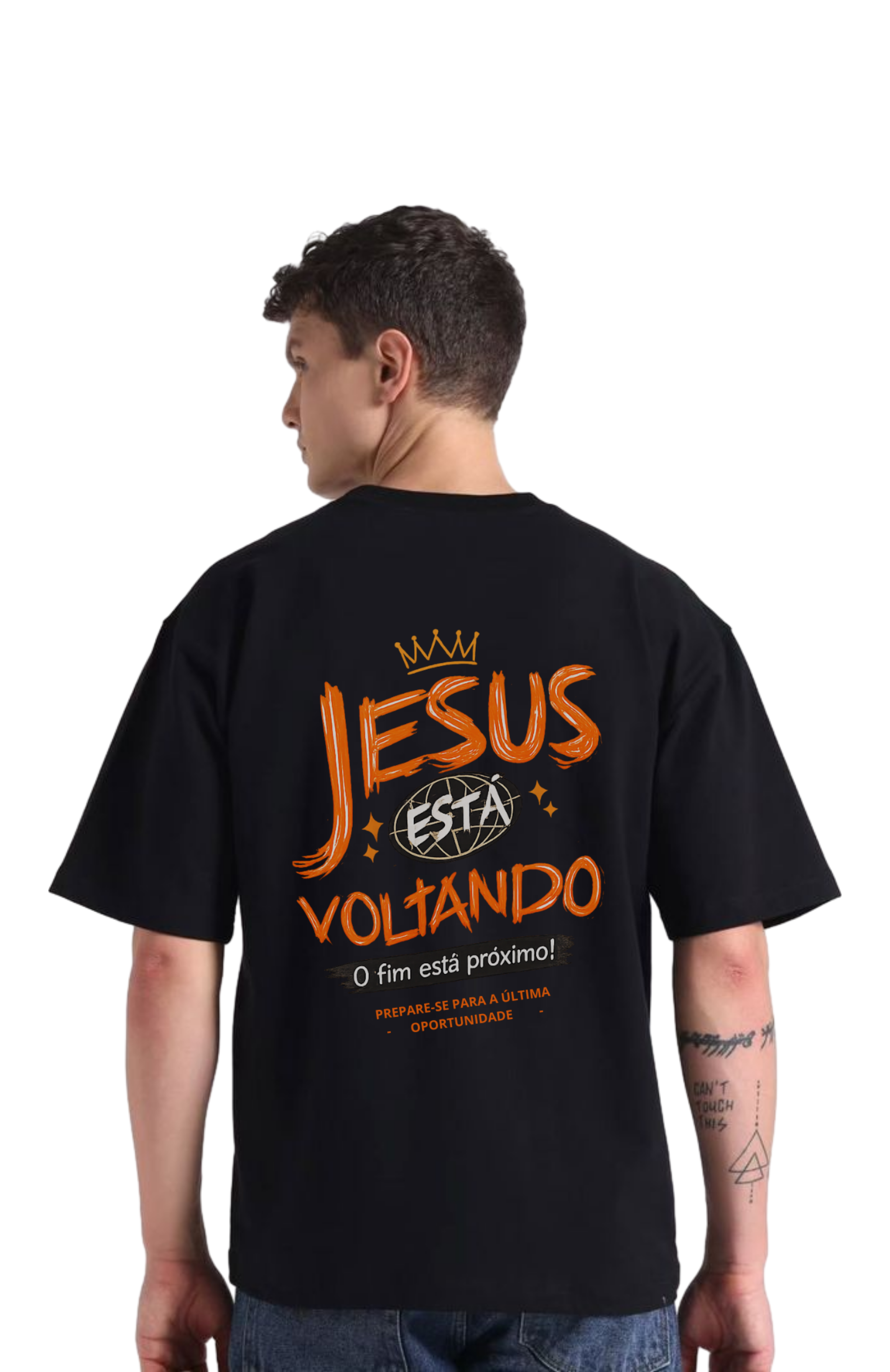 Camiseta Premium - Jesus Está Voltando