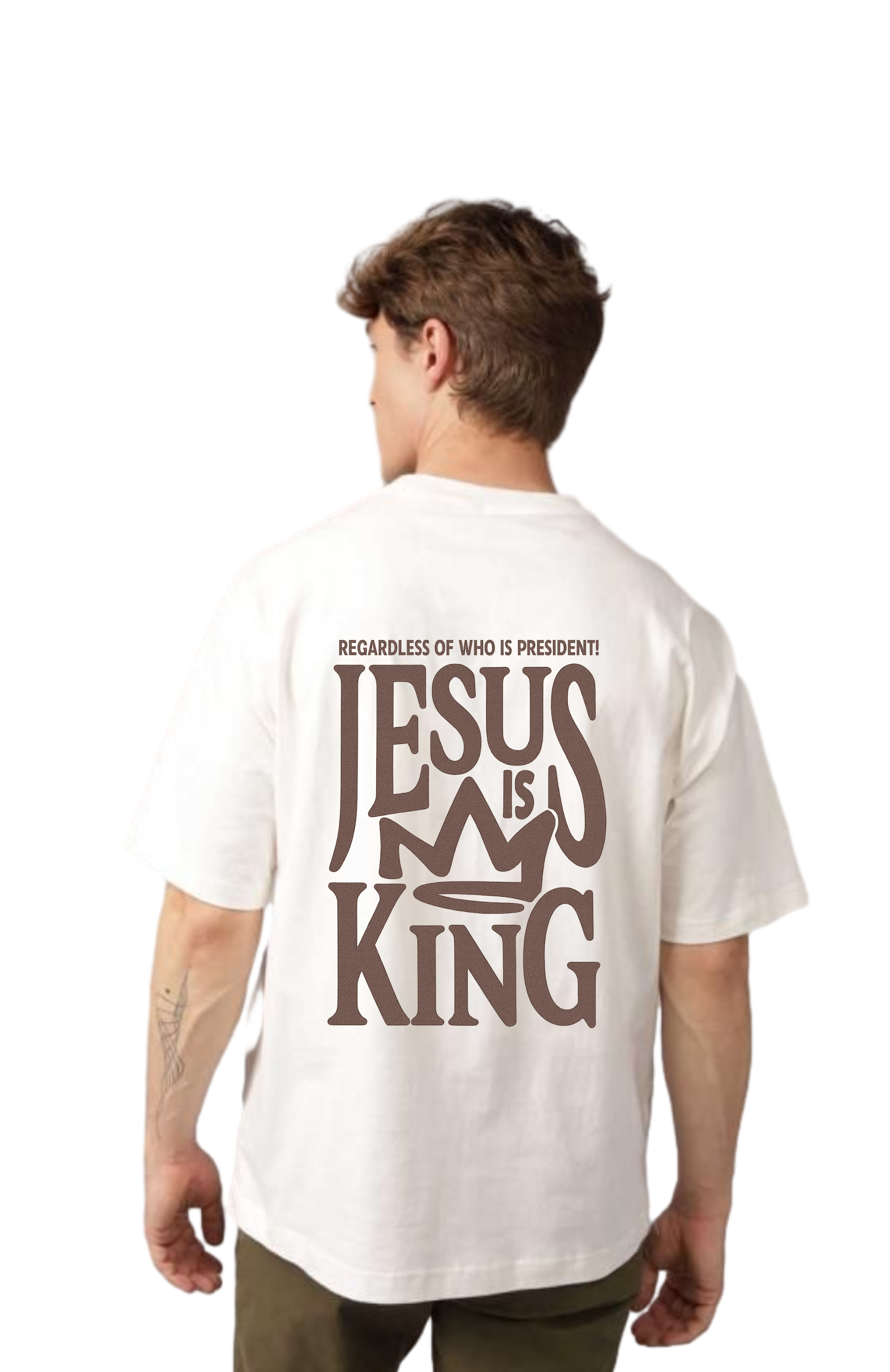 Camiseta Premium - Jesus is King