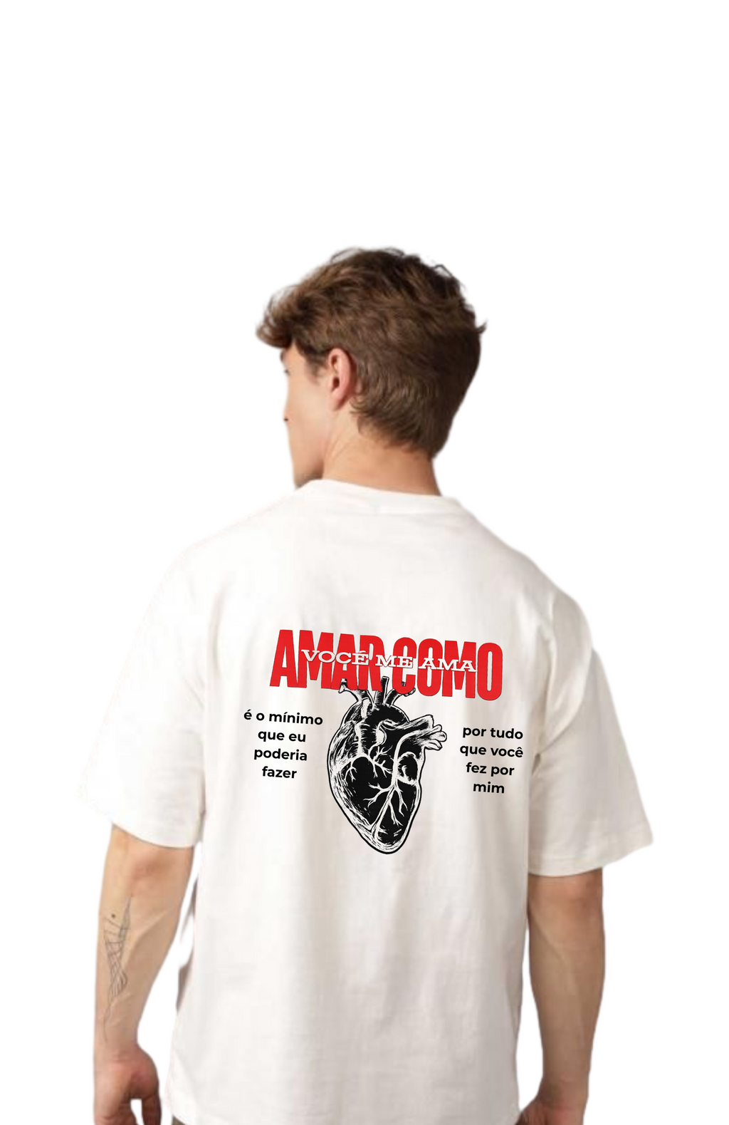 Camiseta Premium - Amar como ele me ama