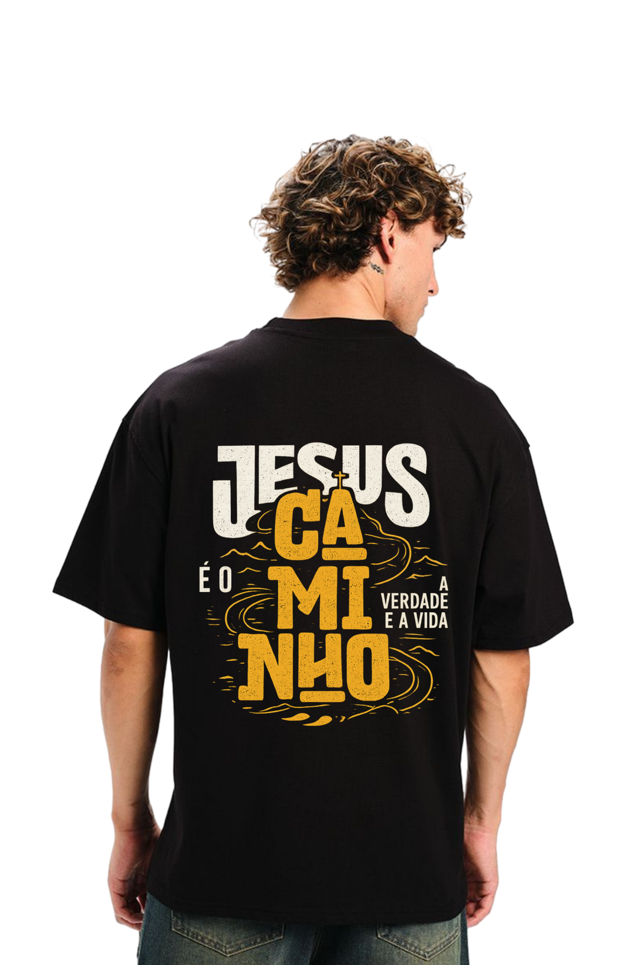 Camiseta Premium - Jesus é o Caminho a Verdade e a Vida