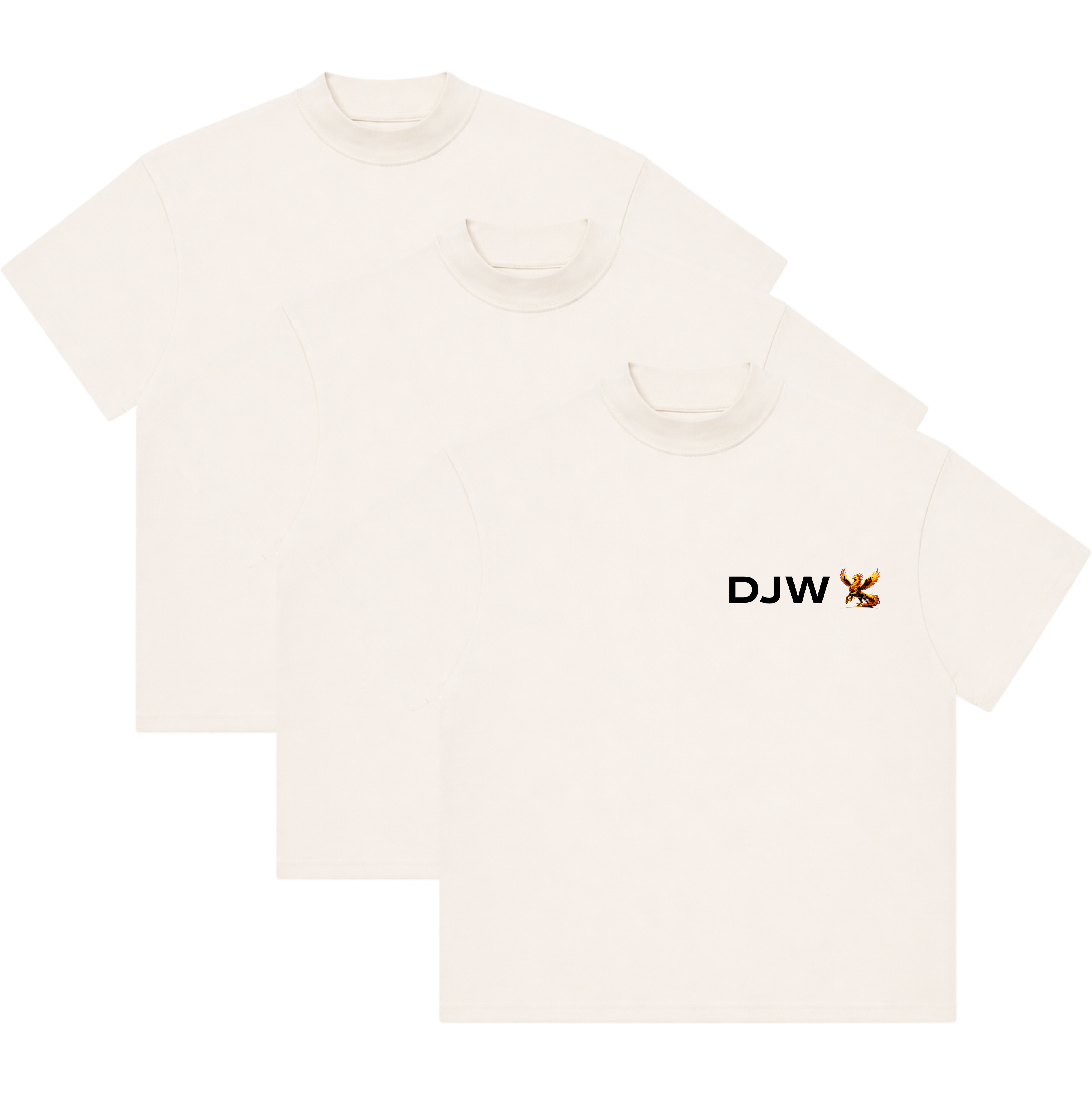 Kit - 3 Camisas Brancas Lisas