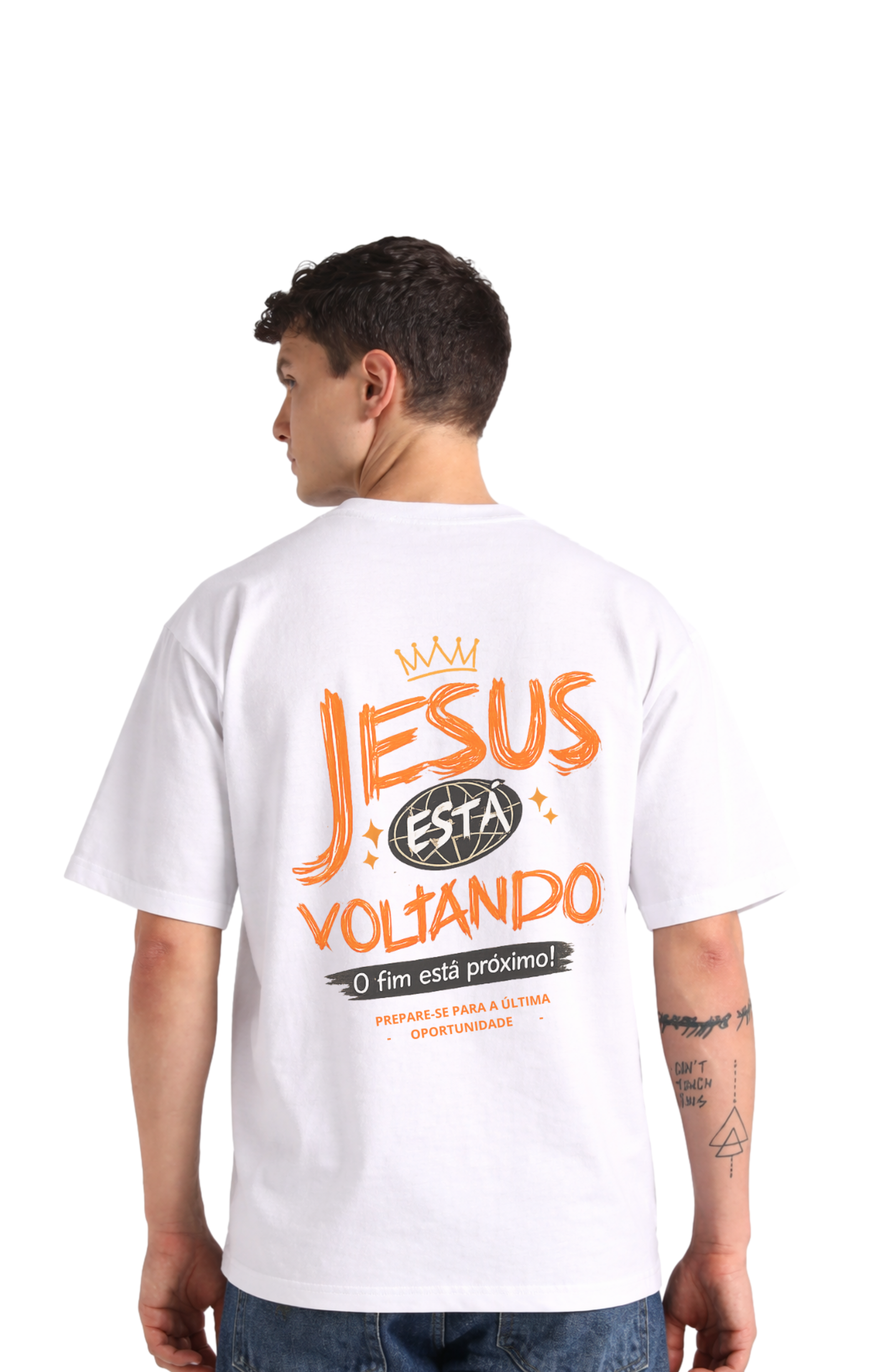 Camiseta Premium - Jesus Está Voltando