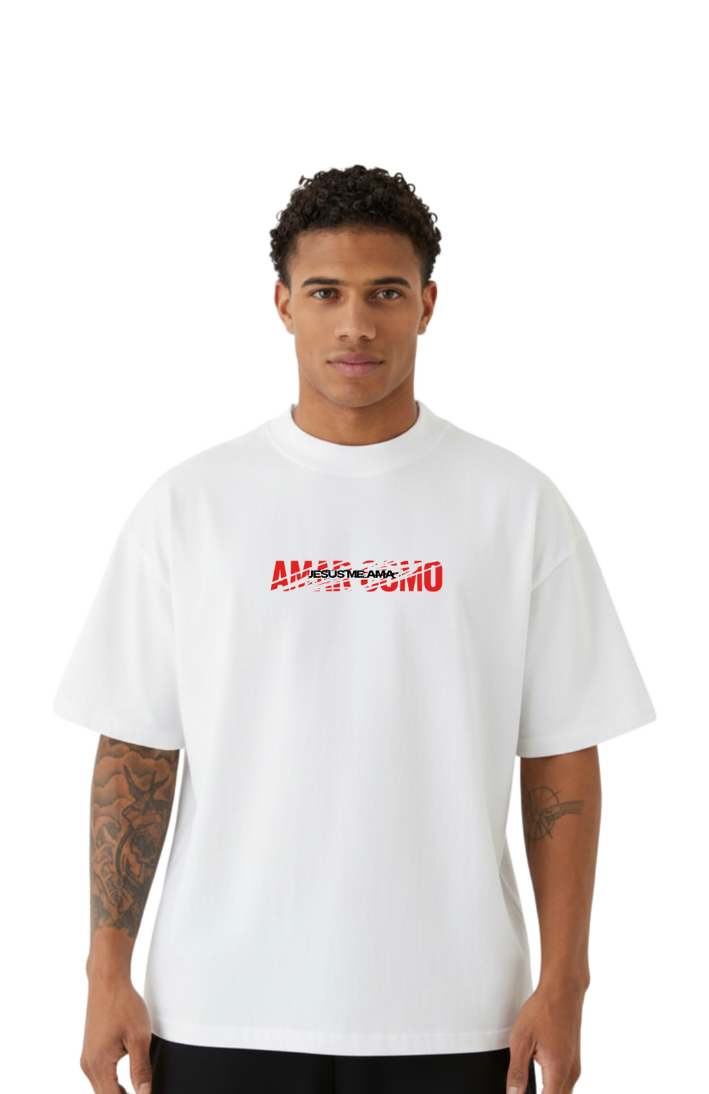 Camiseta Premium - Amar como ele me ama