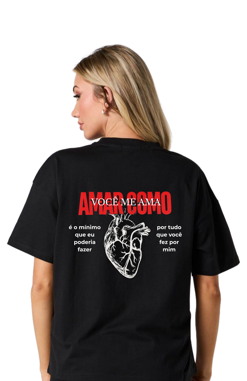 Camiseta Premium - Amar como ele me ama